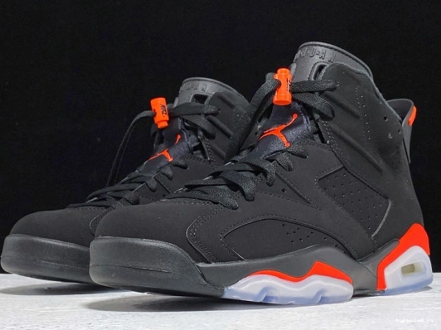 6 384664-060 Retro Jordan OG Air Infrared Black 0726
